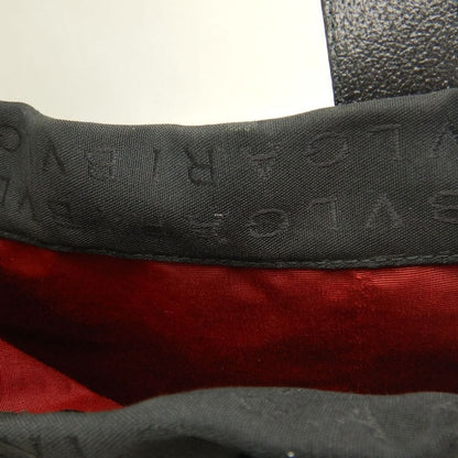 BVLGARI ブルガリ ロゴマニア トートバッグ キャンバス ブラック レディース /253884【中古】