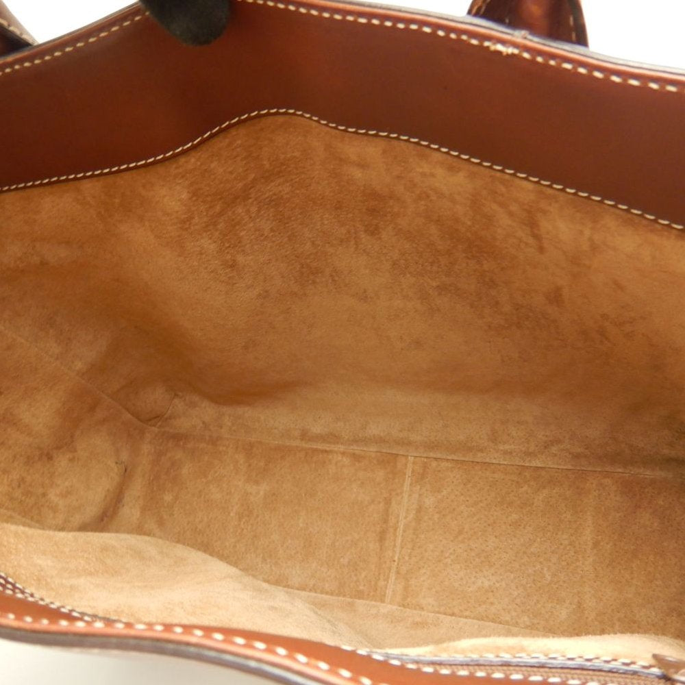 HIROFU ヒロフ トートバッグ レザー ブラウン レディース /253887【中古】