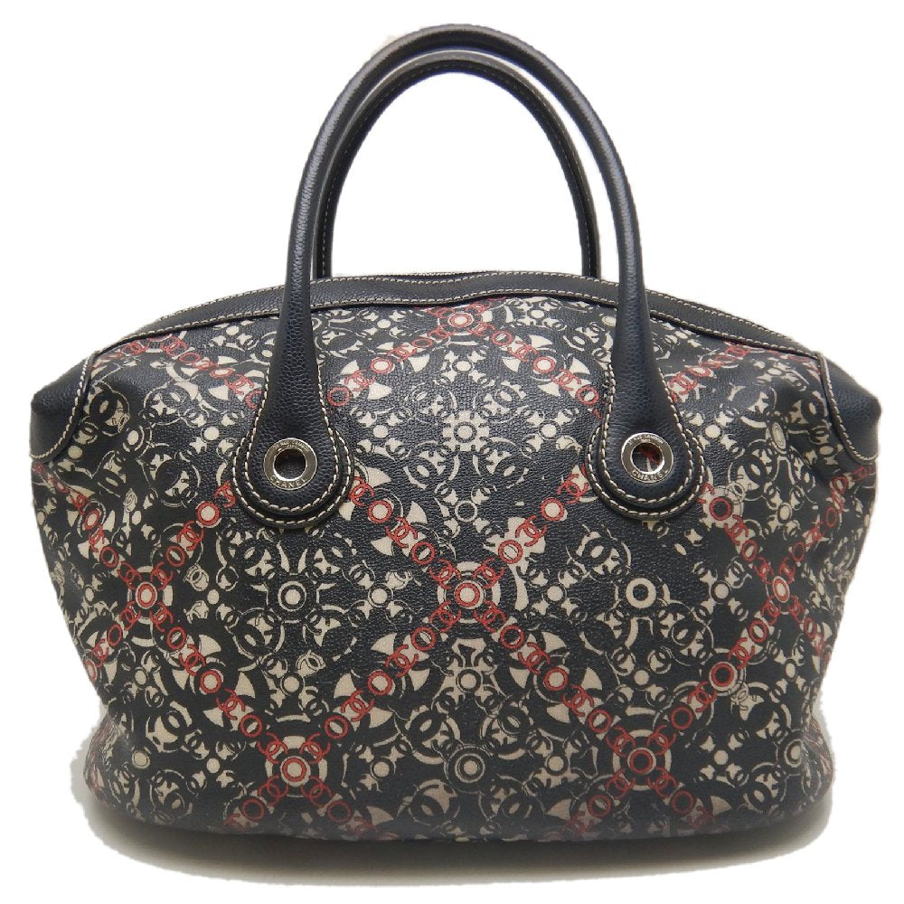 CHANEL シャネル ココトラベル ミニボストンバッグ コーティングキャンバス ブラック レディース /253888【中古】