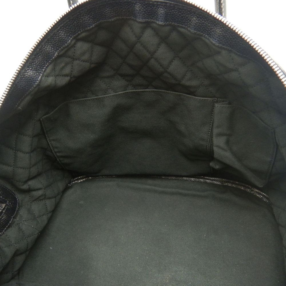 CHANEL シャネル ココトラベル ミニボストンバッグ コーティングキャンバス ブラック レディース /253888【中古】