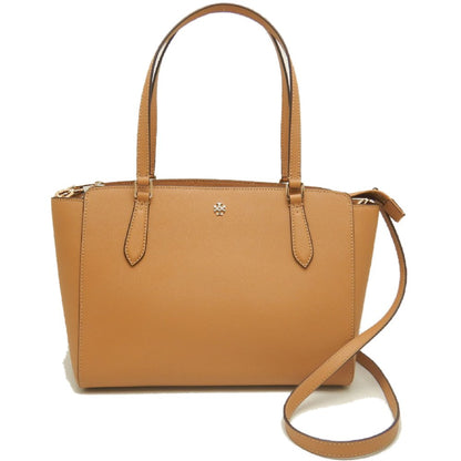 Tory Burch トリーバーチ エマーソン 2WAY トートバッグ 64190 レザー キャメル レディース /253889【中古】