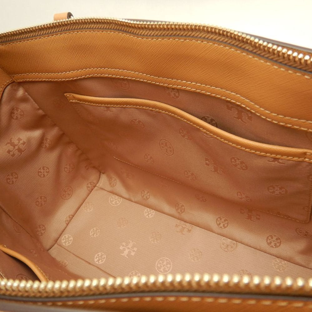 Tory Burch トリーバーチ エマーソン 2WAY トートバッグ 64190 レザー キャメル レディース /253889【中古】
