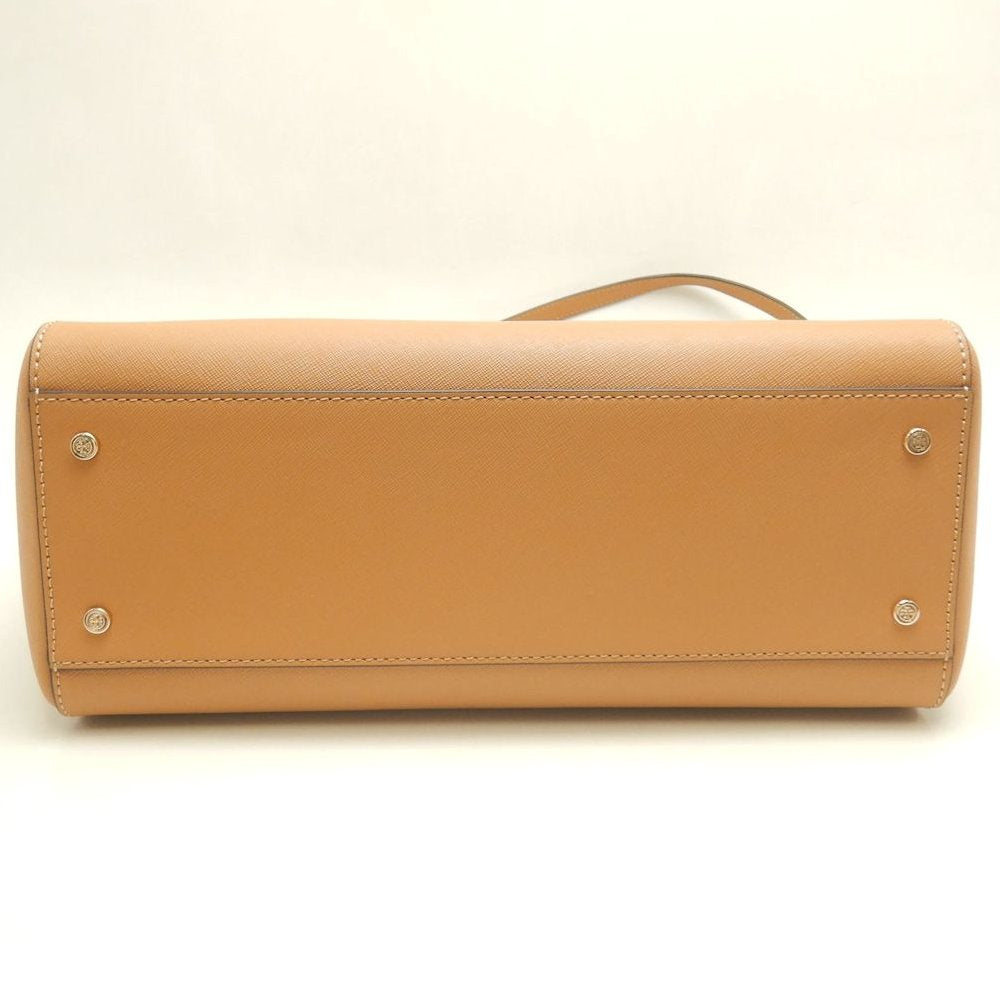 Tory Burch トリーバーチ エマーソン 2WAY トートバッグ 64190 レザー キャメル レディース /253889【中古】