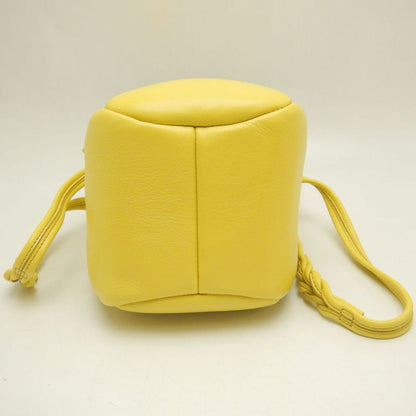HIROFU ヒロフ ハンドバッグ レザー イエロー レディース /253890【中古】
