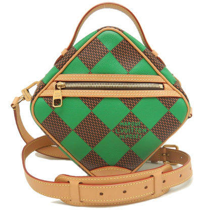 LOUIS VUITTON ルイヴィトン ダミエポップ チェスメッセンジャー N40563 ショルダーバッグ ヴェール レディース /253894【中古】