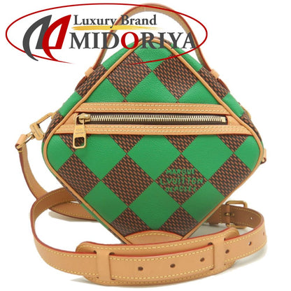 LOUIS VUITTON ルイヴィトン ダミエポップ チェスメッセンジャー N40563 ショルダーバッグ ヴェール レディース /253894【中古】