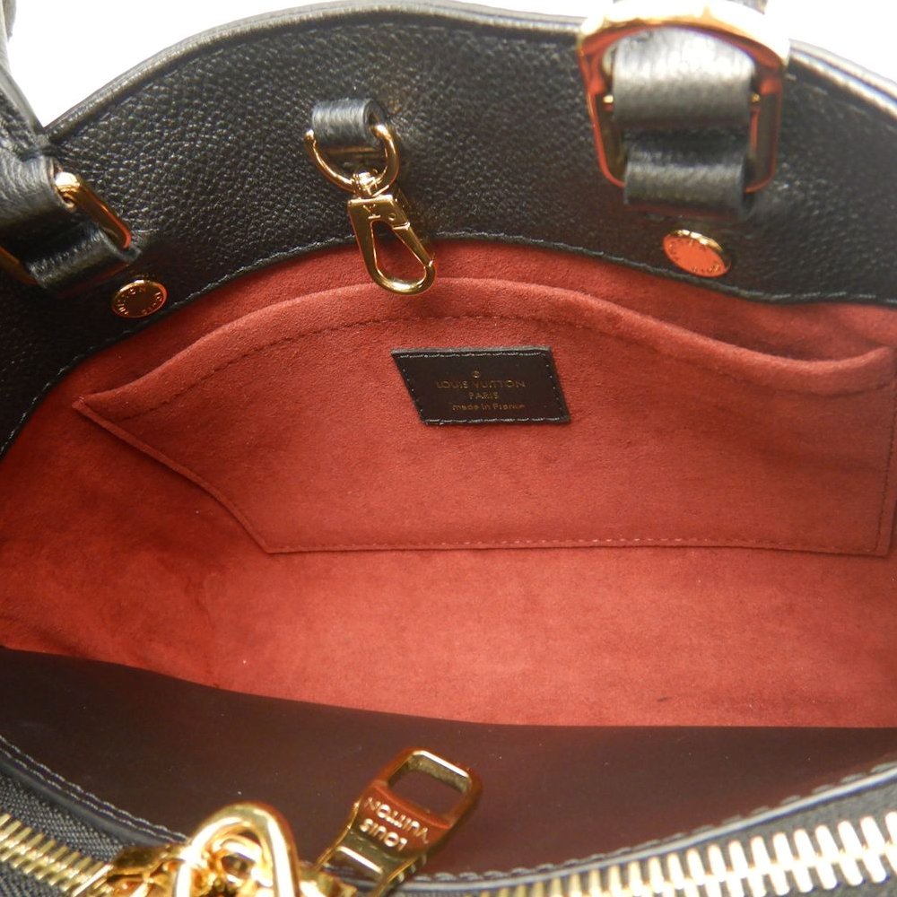 LOUIS VUITTON ルイヴィトン アンプラント モンテーニュBB M45778 ハンドバッグ ノワール クレーム レディース /253895【中古】
