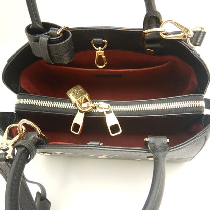 LOUIS VUITTON ルイヴィトン アンプラント モンテーニュBB M45778 ハンドバッグ ノワール クレーム レディース /253895【中古】