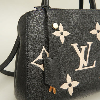 LOUIS VUITTON ルイヴィトン アンプラント モンテーニュBB M45778 ハンドバッグ ノワール クレーム レディース /253895【中古】