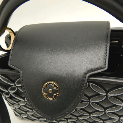 LOUIS VUITTON ルイヴィトン モノグラムフラワー カプシーヌBB M57188 ハンドバッグ ノワール レディース /253896【中古】