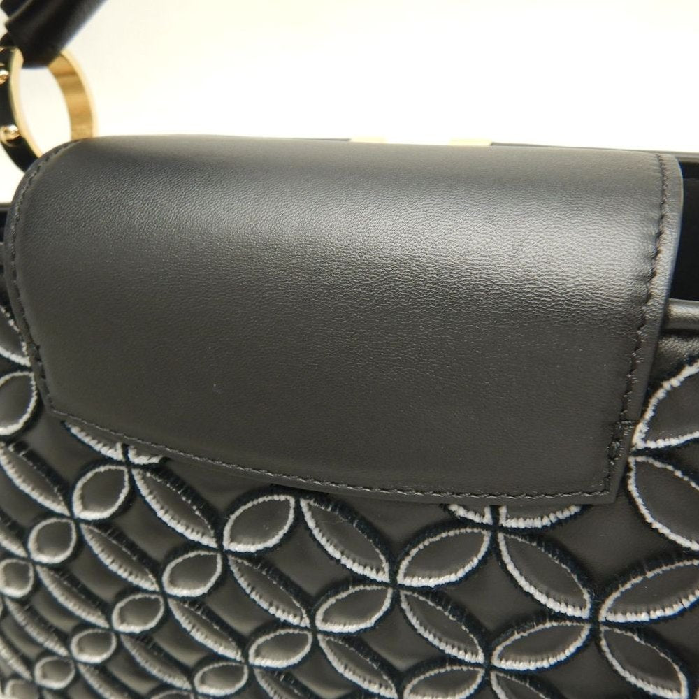 LOUIS VUITTON ルイヴィトン モノグラムフラワー カプシーヌBB M57188 ハンドバッグ ノワール レディース /253896【中古】