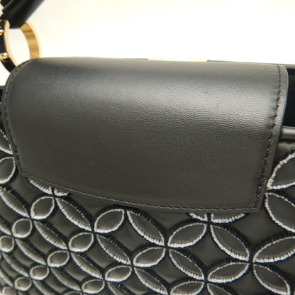LOUIS VUITTON ルイヴィトン モノグラムフラワー カプシーヌBB M57188 ハンドバッグ ノワール レディース /253896【中古】