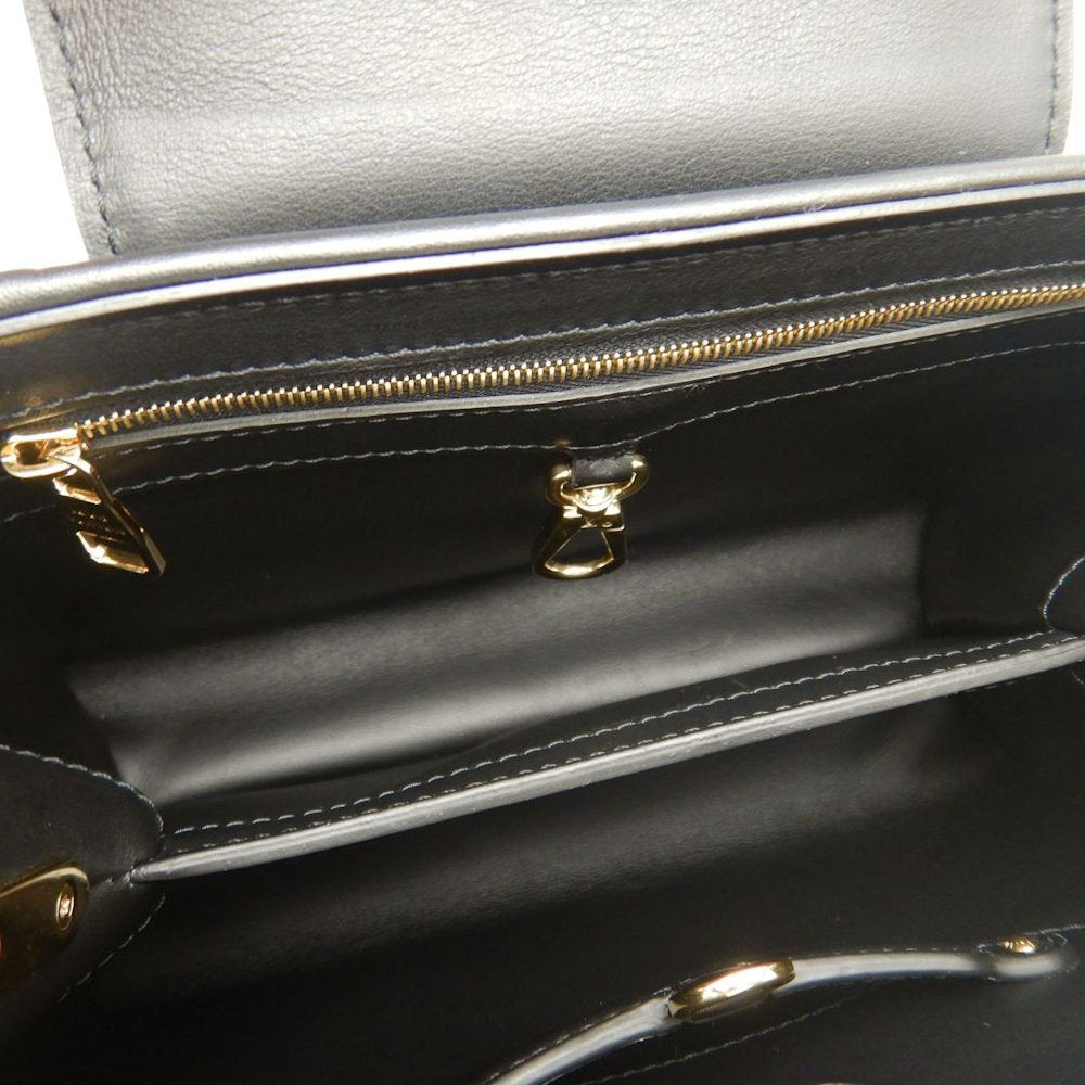LOUIS VUITTON ルイヴィトン モノグラムフラワー カプシーヌBB M57188 ハンドバッグ ノワール レディース /253896【中古】