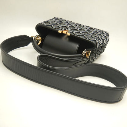 LOUIS VUITTON ルイヴィトン モノグラムフラワー カプシーヌBB M57188 ハンドバッグ ノワール レディース /253896【中古】