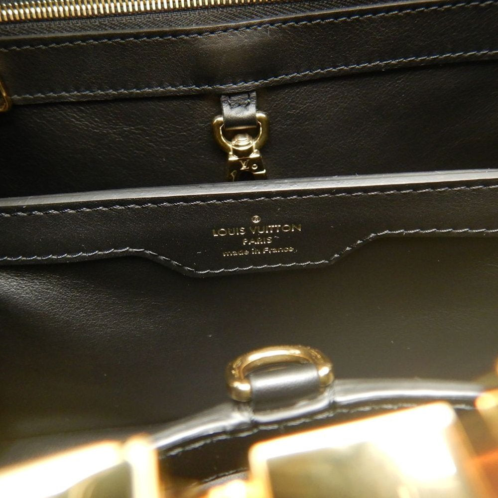LOUIS VUITTON ルイヴィトン モノグラムフラワー カプシーヌBB M57188 ハンドバッグ ノワール レディース /253896【中古】