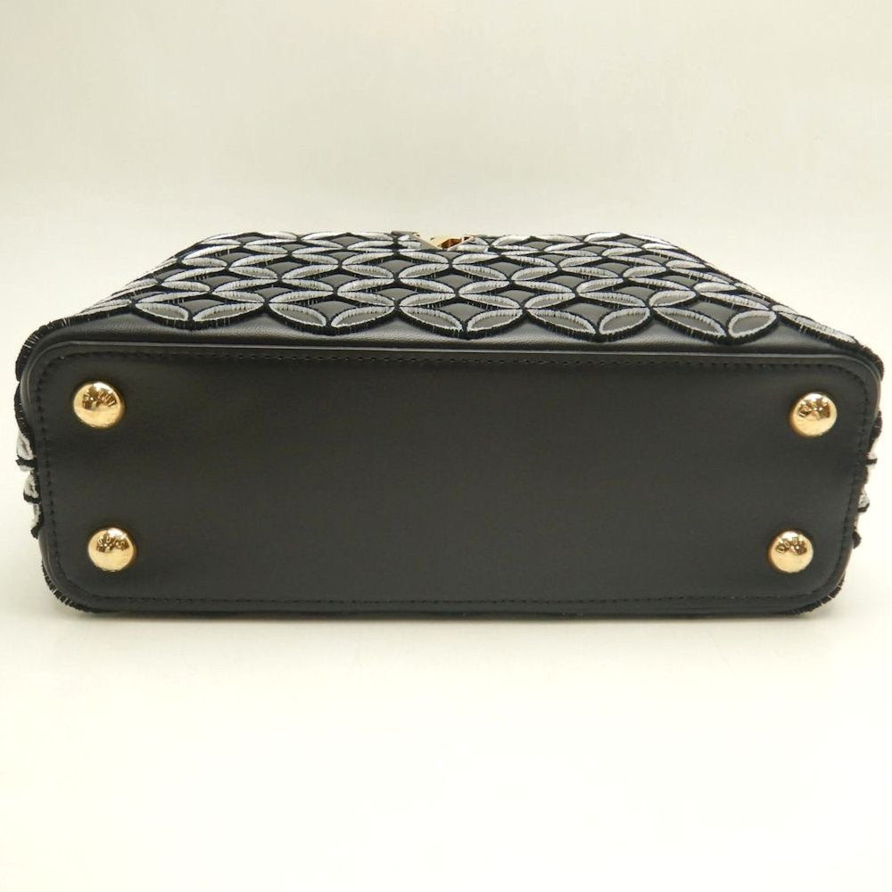 LOUIS VUITTON ルイヴィトン モノグラムフラワー カプシーヌBB M57188 ハンドバッグ ノワール レディース /253896【中古】