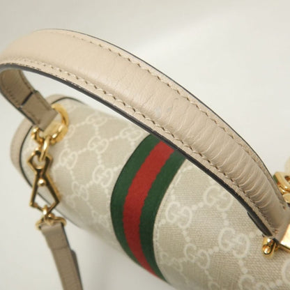 GUCCI グッチ オフィディア ミディアムトップハンドルバッグ 651055 ハンドバッグ GGスプリームキャンバス ベージュ レディース /253897【中古】