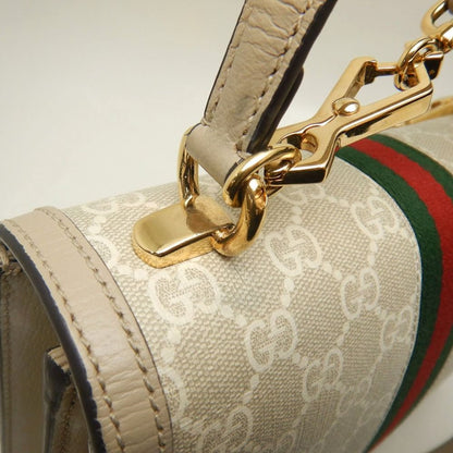 GUCCI グッチ オフィディア ミディアムトップハンドルバッグ 651055 ハンドバッグ GGスプリームキャンバス ベージュ レディース /253897【中古】