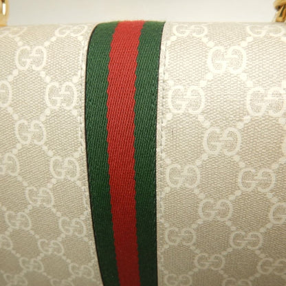 GUCCI グッチ オフィディア ミディアムトップハンドルバッグ 651055 ハンドバッグ GGスプリームキャンバス ベージュ レディース /253897【中古】