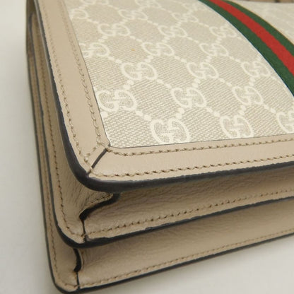 GUCCI グッチ オフィディア ミディアムトップハンドルバッグ 651055 ハンドバッグ GGスプリームキャンバス ベージュ レディース /253897【中古】