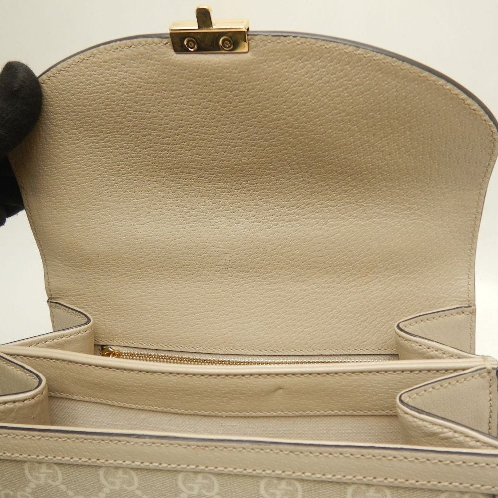 GUCCI グッチ オフィディア ミディアムトップハンドルバッグ 651055 ハンドバッグ GGスプリームキャンバス ベージュ レディース /253897【中古】