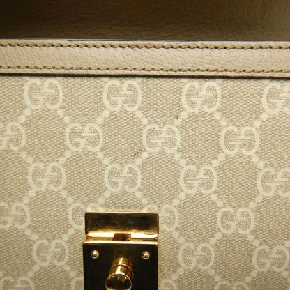 GUCCI グッチ オフィディア ミディアムトップハンドルバッグ 651055 ハンドバッグ GGスプリームキャンバス ベージュ レディース /253897【中古】