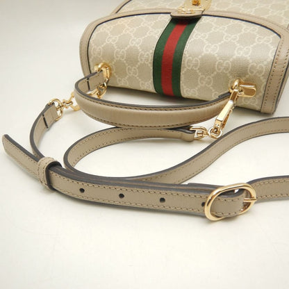 GUCCI グッチ オフィディア ミディアムトップハンドルバッグ 651055 ハンドバッグ GGスプリームキャンバス ベージュ レディース /253897【中古】