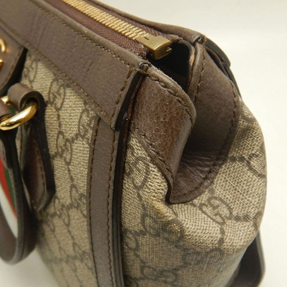 GUCCI グッチ オフィディア スモールトートバッグ 547551 トートバッグ GGスプリームキャンバス ベージュ エボニー レディース /253898【中古】