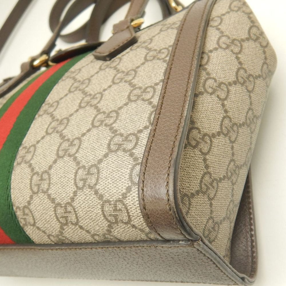 GUCCI グッチ オフィディア スモールトートバッグ 547551 トートバッグ GGスプリームキャンバス ベージュ エボニー レディース /253898【中古】