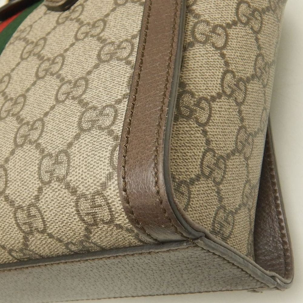 GUCCI グッチ オフィディア スモールトートバッグ 547551 トートバッグ GGスプリームキャンバス ベージュ エボニー レディース /253898【中古】