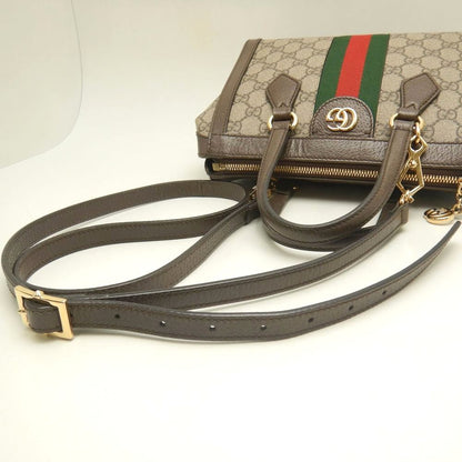 GUCCI グッチ オフィディア スモールトートバッグ 547551 トートバッグ GGスプリームキャンバス ベージュ エボニー レディース /253898【中古】