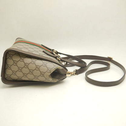 GUCCI グッチ オフィディア スモールトートバッグ 547551 トートバッグ GGスプリームキャンバス ベージュ エボニー レディース /253898【中古】