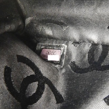 CHANEL シャネル チョコバー チェーンショルダー ショルダーバッグ ナイロンキャンバス ブラック レディース /253901【中古】