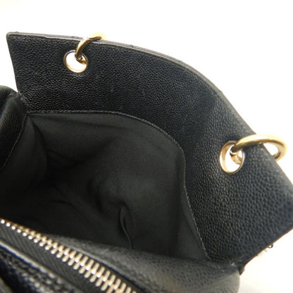 CHANEL シャネル プチタイムレストートバッグ PTT マトラッセ A18004 トートバッグ キャビアスキン ブラック レディース /253902【中古】