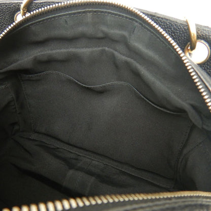 CHANEL シャネル プチタイムレストートバッグ PTT マトラッセ A18004 トートバッグ キャビアスキン ブラック レディース /253902【中古】