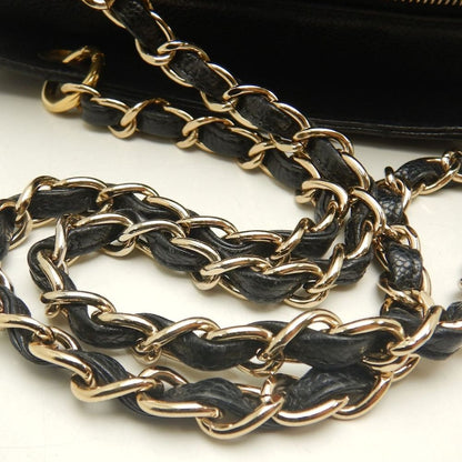 CHANEL シャネル プチタイムレストートバッグ PTT マトラッセ A18004 トートバッグ キャビアスキン ブラック レディース /253902【中古】