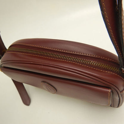 CARTIER カルティエ マストライン ショルダーバッグ カーフ ボルドー レディース /253904【中古】