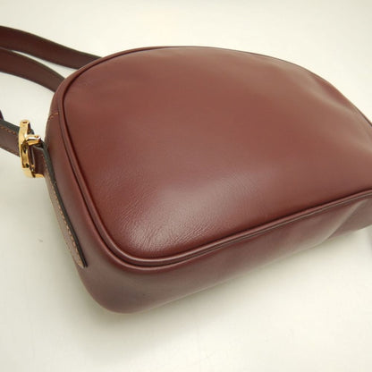 CARTIER カルティエ マストライン ショルダーバッグ カーフ ボルドー レディース /253904【中古】