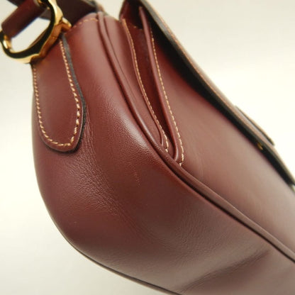 CARTIER カルティエ マストライン ショルダーバッグ カーフ ボルドー レディース /253904【中古】
