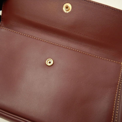 CARTIER カルティエ マストライン ショルダーバッグ カーフ ボルドー レディース /253904【中古】