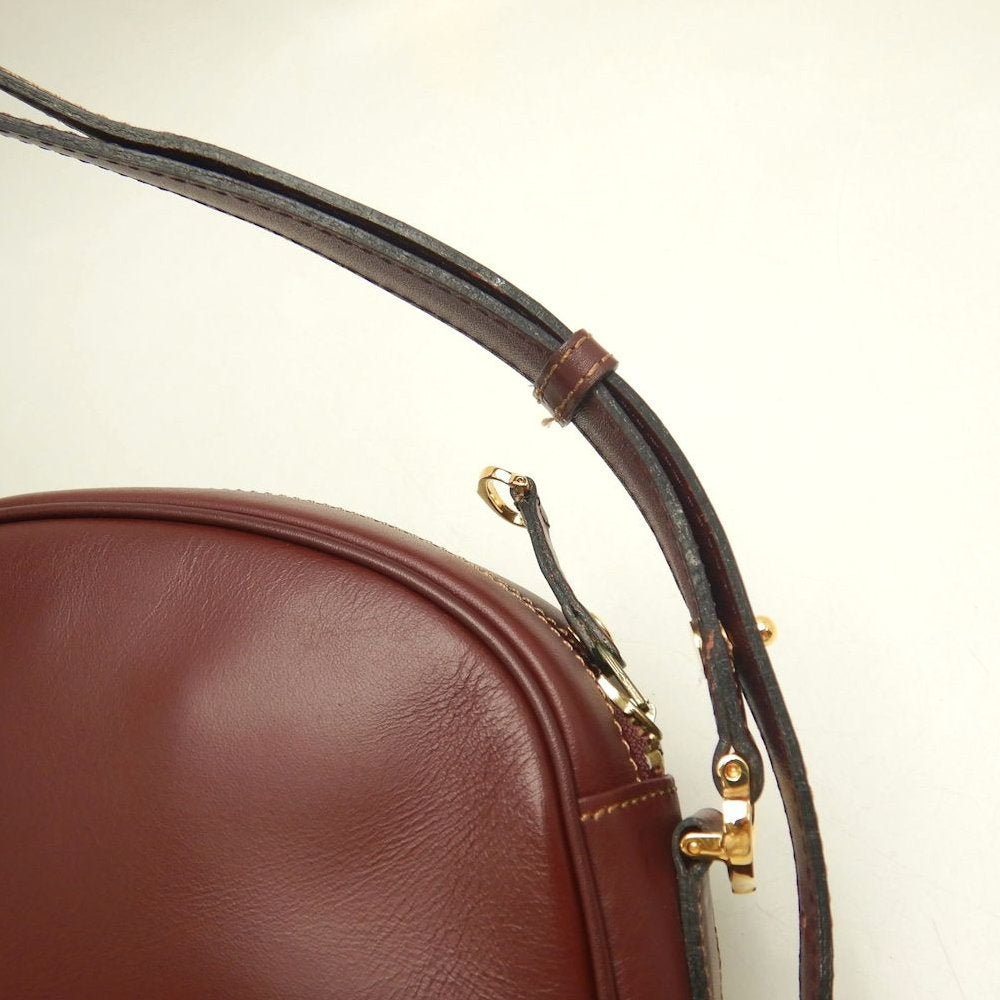 CARTIER カルティエ マストライン ショルダーバッグ カーフ ボルドー レディース /253904【中古】