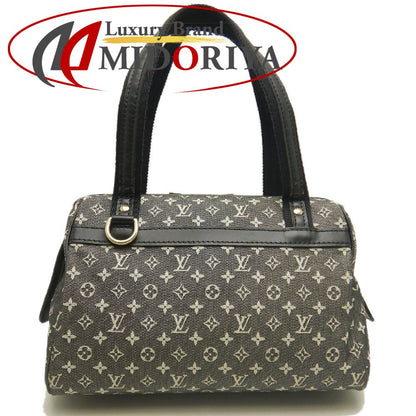 LOUIS VUITTON ルイヴィトン モノグラムミニ ジョセフィーヌPM M92049 ハンドバッグ ノワール レディース /253905【中古】