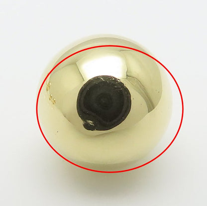 ボール ピアス 6.3グラム K18YG イエローゴールド レディース/28224【中古】【FJ】