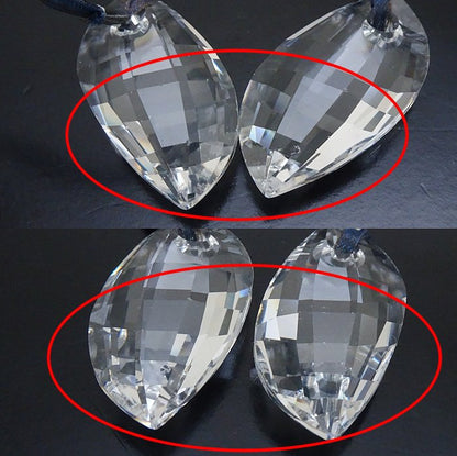 SWAROVSKI スワロフスキー クリスタル ラリアット ネックレス リボン /291558【中古】【BJ】