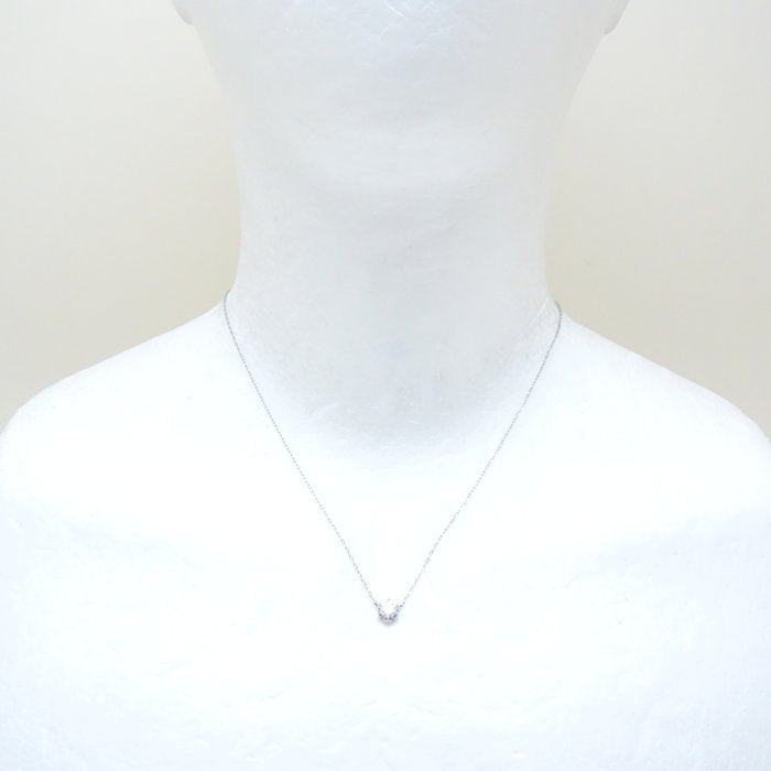 4℃ ヨンドシー ダイヤモンド ネックレス 一粒ダイヤモンド0.272ct Pt850プラチナ/292589【中古】【BJ】