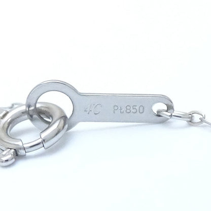 4℃ ヨンドシー ダイヤモンド ネックレス 一粒ダイヤモンド0.272ct Pt850プラチナ/292589【中古】【BJ】