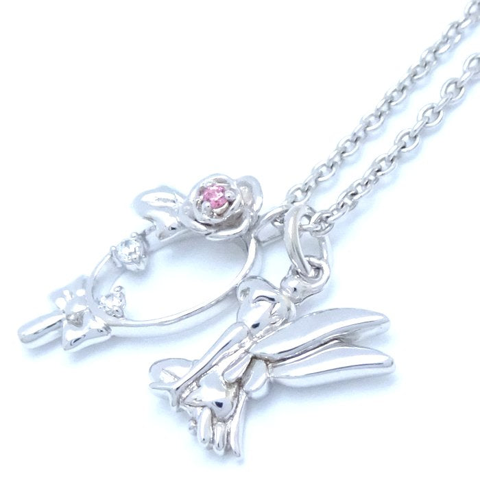 Disney ディズニー ティンカーベル ネックレス キュービックジルコニア シルバー925/292721【中古】【BJ】