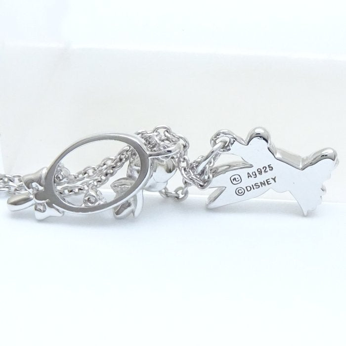 Disney ディズニー ティンカーベル ネックレス キュービックジルコニア シルバー925/292721【中古】【BJ】