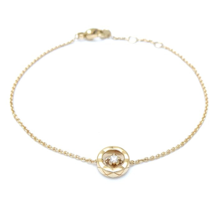 CHANEL シャネル ココ クラッシュ コレクション ブレスレット ダイヤモンド0.03ct J12367 K18YG イエローゴールド/292822【中古】【BJ】