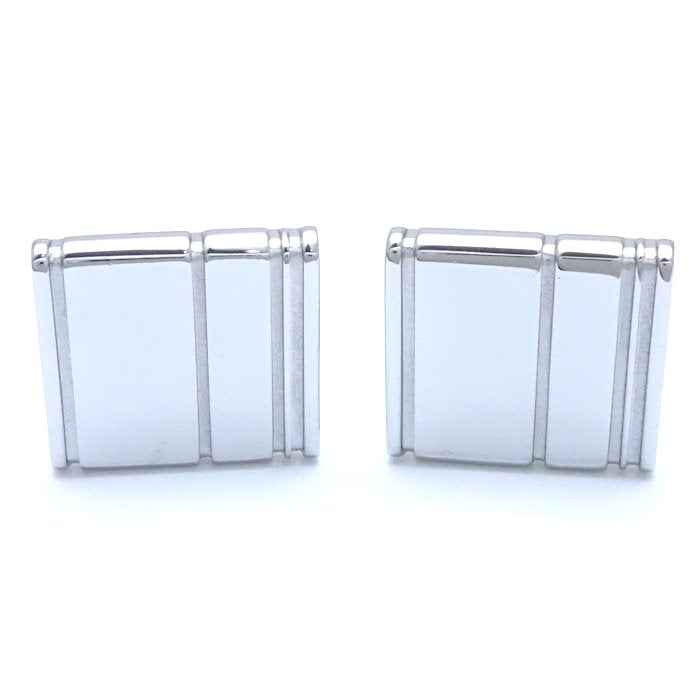 Dunhill ダンヒル カフス スクエア シルバーメッキ/293317【中古】【BJ】